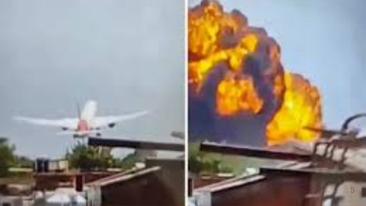 Air India Flight AI171 Crashes Near Ahmedabad, Casualties Feared