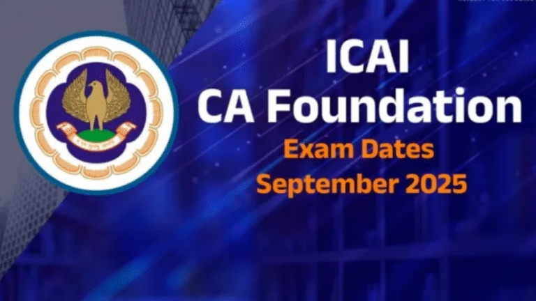 Important Dates for ICAI CA Foundation, Intermediate, Final Exams 2025