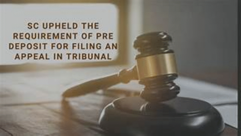 Supreme Court: Financial Hardship No Excuse for Tax Appeal Pre-Deposit