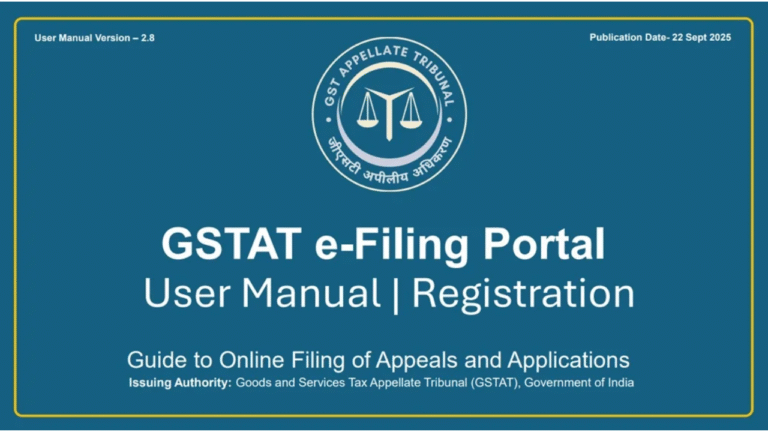 GSTAT Launches New User Manual for e-Filing Portal (Version 2.8)