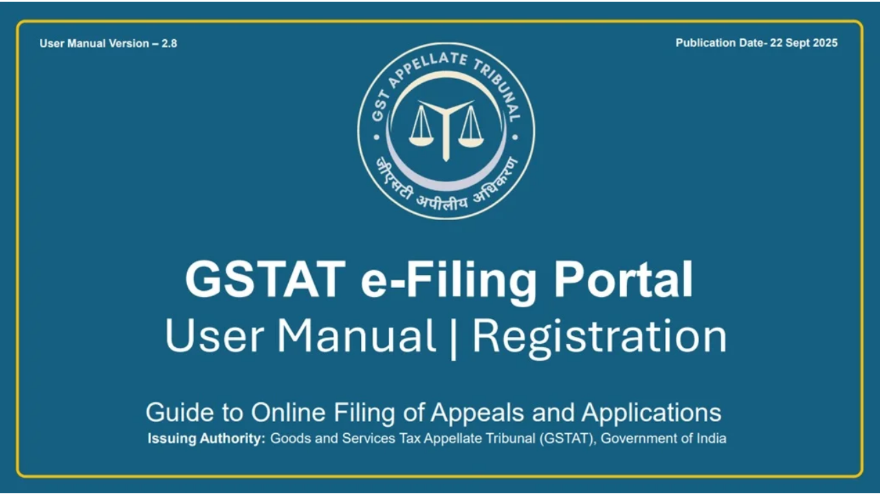 GSTAT Launches New User Manual for e-Filing Portal (Version 2.8)