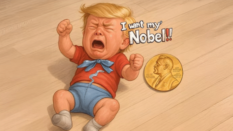 “I Want My Nobel”: Trump Snubbed by Peace Prize, Becomes Internet Gold