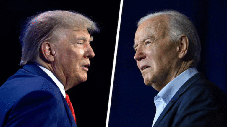 Trump and Biden Trade Blows Over National Direction
