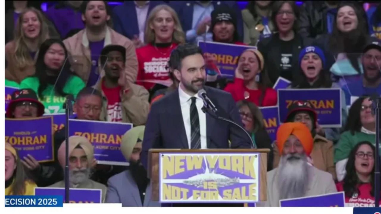 HISTORY MADE: Zohran Mamdani Wins NYC Mayor, Becomes City's First Muslim Leader and Youngest in a Century
