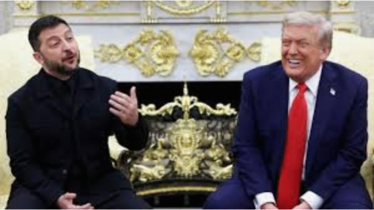 Kyiv Targeted by Massive Russian Strike Ahead of Trump-Zelenskyy Summit