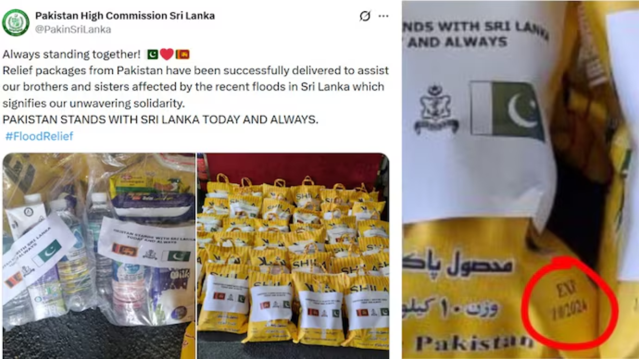 Pakistan Faces Backlash Over Allegedly Expired Aid While India Ramps Up Large-Scale Sri Lanka Flood Relief