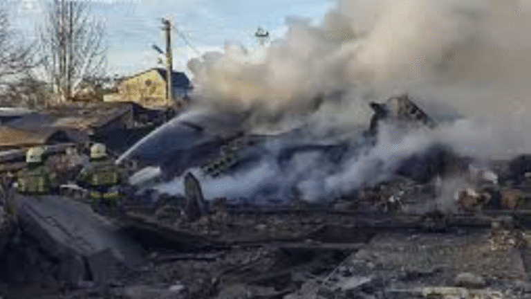 Russia Launches Massive Strike on Kyiv Ahead of High-Stakes U.S. Meeting