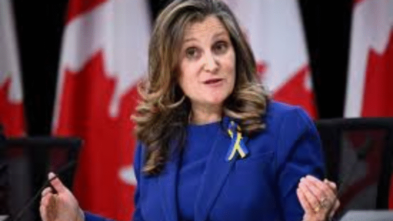 Chrystia Freeland to Resign MP Seat This Friday