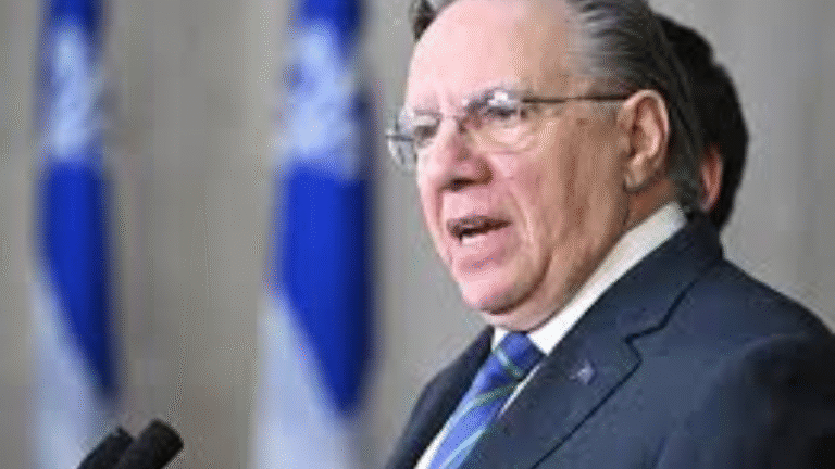 Premier François Legault Announces Resignation