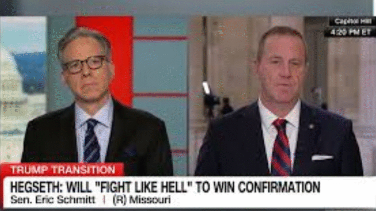 Sen. Schmitt to Newsmax: "Law and Order" Policies Driving Historic Crime Drop