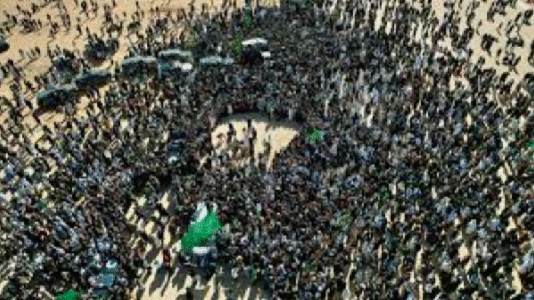 Huge Crowds Gather in Bani Walid for Funeral of Seif al-Islam Gadhafi