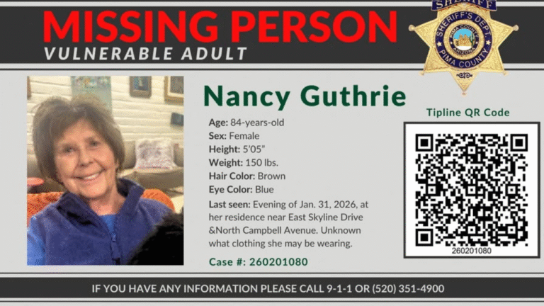 The Disappearance of Nancy Guthrie: Key Updates and Timeline