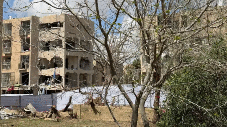 Devastation in Arad: Residential Blocks Gouged by Iranian Strike