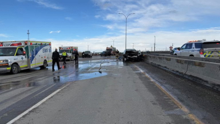 Chaos on Deerfoot: Driver Rescued from Fire, Then Attacks Firefighter