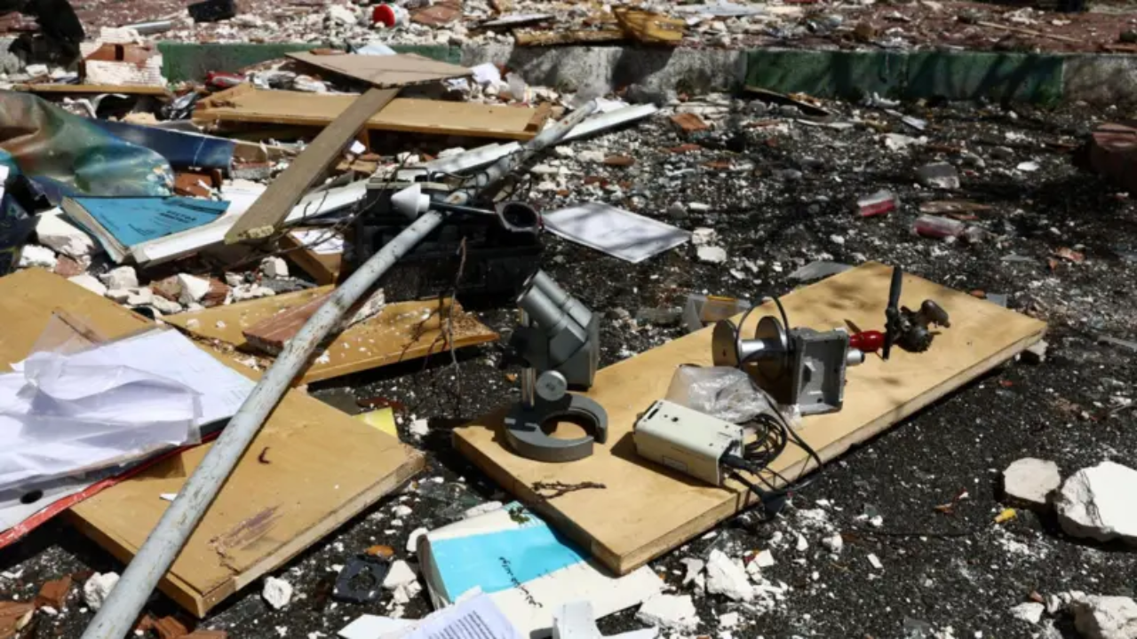 Aftermath of Air Strikes on Shahid Beheshti University