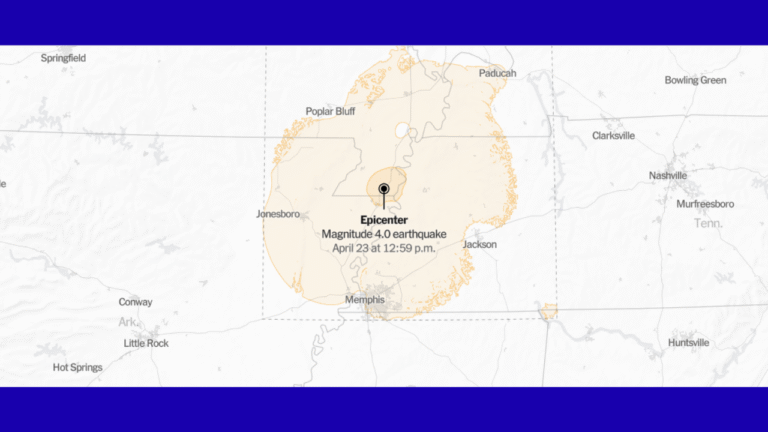 3.9-Magnitude Earthquake Rattles Southeast Missouri