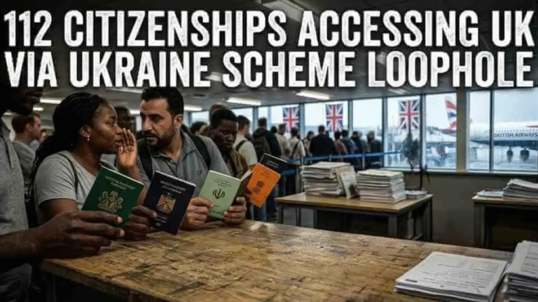 112 Nationalities Utilizing Ukraine Visa Schemes for UK Entry