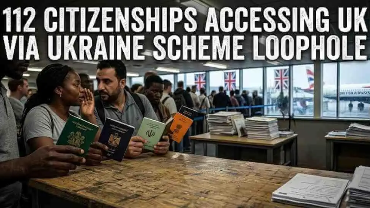 112 Nationalities Utilizing Ukraine Visa Schemes for UK Entry