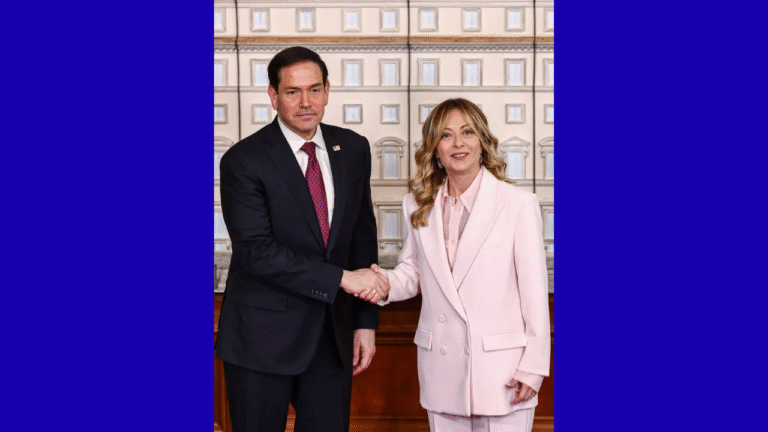Rubio and Meloni Meet