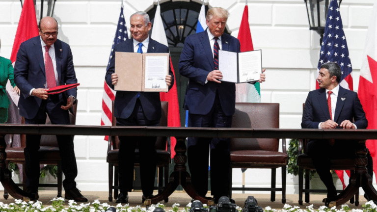 Trump Ties New Iran Deal Directly to the Abraham Accords