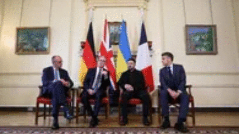 UK, France, and Germany Coordinate with Zelenskyy on Peace Strategy